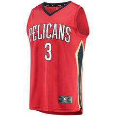 Fanatics - C.J. McCollum New Orleans Pelicans Fast Break Replica Player Jersey - Statement Edition - Red