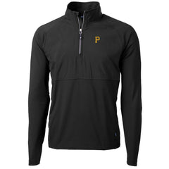 Pittsburgh Pirates Cutter & Buck Adapt Eco Knit Hybrid Recycled Quarter-Zip Pullover Jacket Online