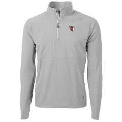 Cleveland Guardians Cutter & Buck Adapt Eco Knit Hybrid Recycled Quarter-Zip Pullover Jacket for sale