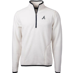 Atlanta Braves Cutter & Buck Cascade Eco Sherpa Fleece Quarter-Zip Pullover Jacket Online