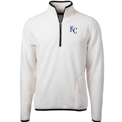 Kansas City Royals Cutter & Buck Cascade Eco Sherpa Fleece Quarter-Zip Pullover Jacket Online