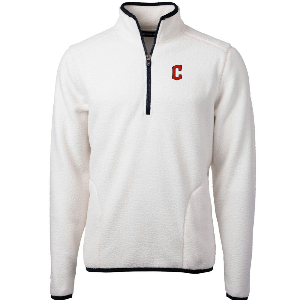Cleveland Guardians Cutter & Buck Cascade Eco Sherpa Fleece Quarter-Zip Pullover Jacket Online