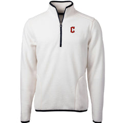 Cleveland Guardians Cutter & Buck Cascade Eco Sherpa Fleece Quarter-Zip Pullover Jacket Online