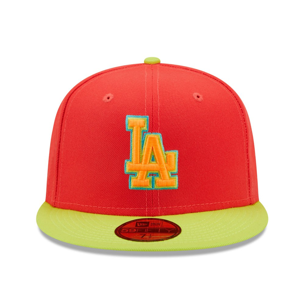 Los Angeles Dodgers New Era 1978 World Series  Lava Highlighter Combo 59FIFTY Fitted Hat Online