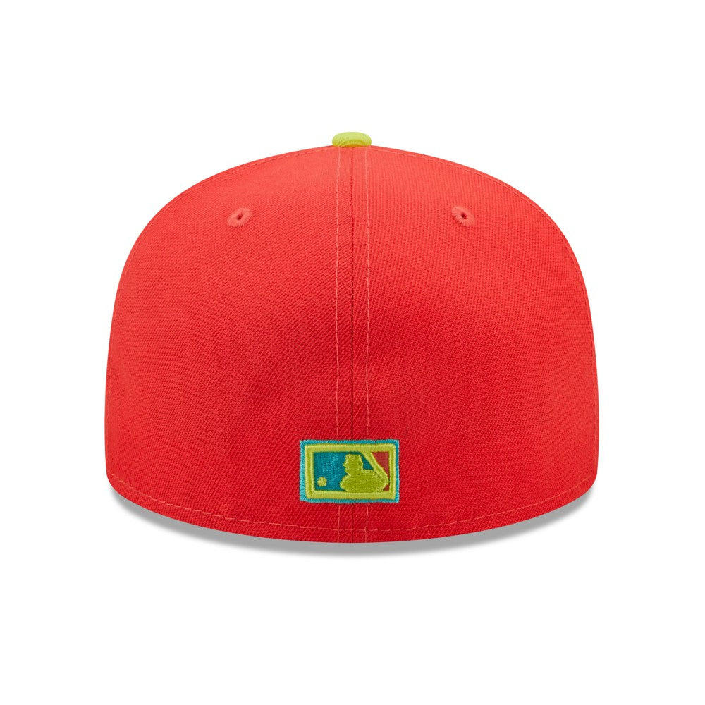 Los Angeles Dodgers New Era 1978 World Series  Lava Highlighter Combo 59FIFTY Fitted Hat Online