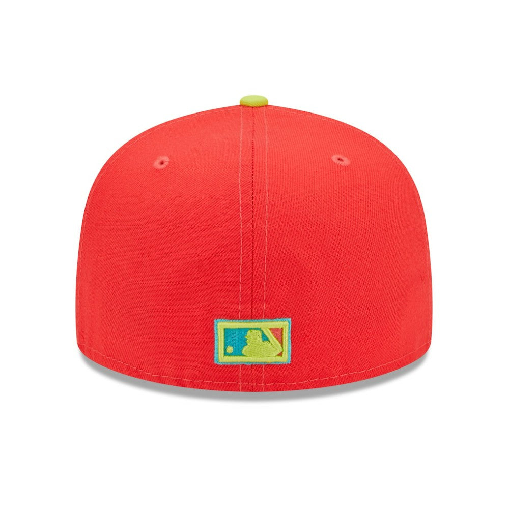 Athletics New Era 40th Anniversary Lava Highlighter Combo 59FIFTY Fitted Hat On Sale