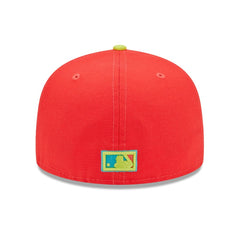 Athletics New Era 40th Anniversary Lava Highlighter Combo 59FIFTY Fitted Hat On Sale