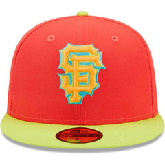 San Francisco Giants New Era   Lava Highlighter Combo 59FIFTY Fitted Hat Clearance