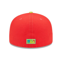 Washington Nationals New Era 2008 Inaugural Season  Lava Highlighter Combo 59FIFTY Fitted Hat Lifestyle