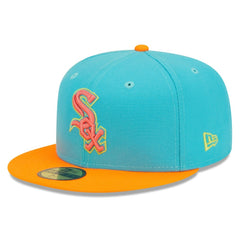 Chicago White Sox New Era Vice Highlighter 59FIFTY Fitted Hat Lifestyle