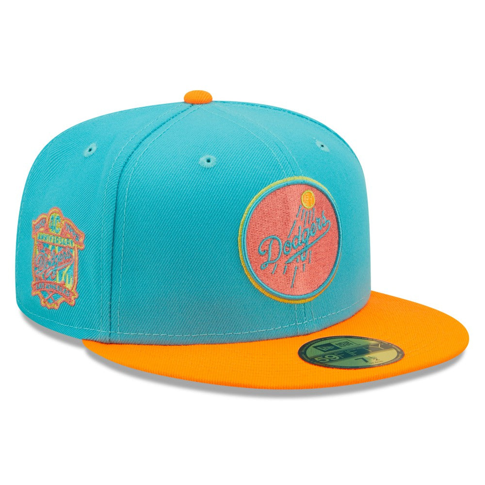 Los Angeles Dodgers New Era Vice Highlighter 59FIFTY Fitted Hat Clearance