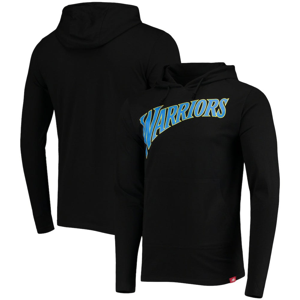 NBA - Golden State Warriors Sportiqe Rowan Tri-Blend Pullover Hoodie - Black
