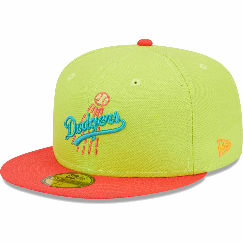 Los Angeles Dodgers New Era Cyber Highlighter 59FIFTY Fitted Hat for sale