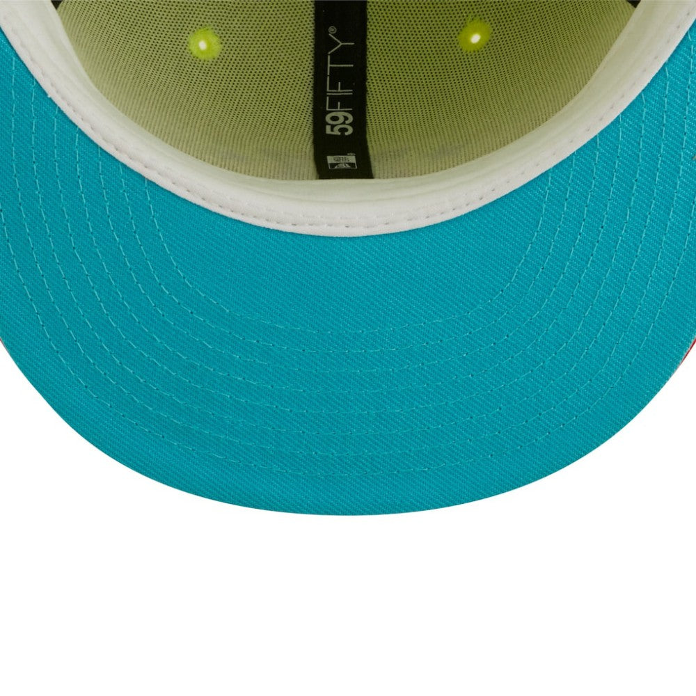 Washington Nationals New Era 2008 Inaugural Season Cyber Highlighter 59FIFTY Fitted Hat for sale