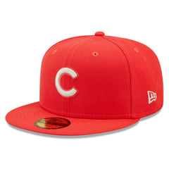 Chicago Cubs New Era Lava Highlighter Logo 59FIFTY Fitted Hat On Sale