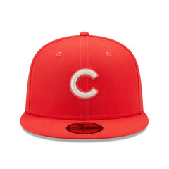 Chicago Cubs New Era Lava Highlighter Logo 59FIFTY Fitted Hat On Sale
