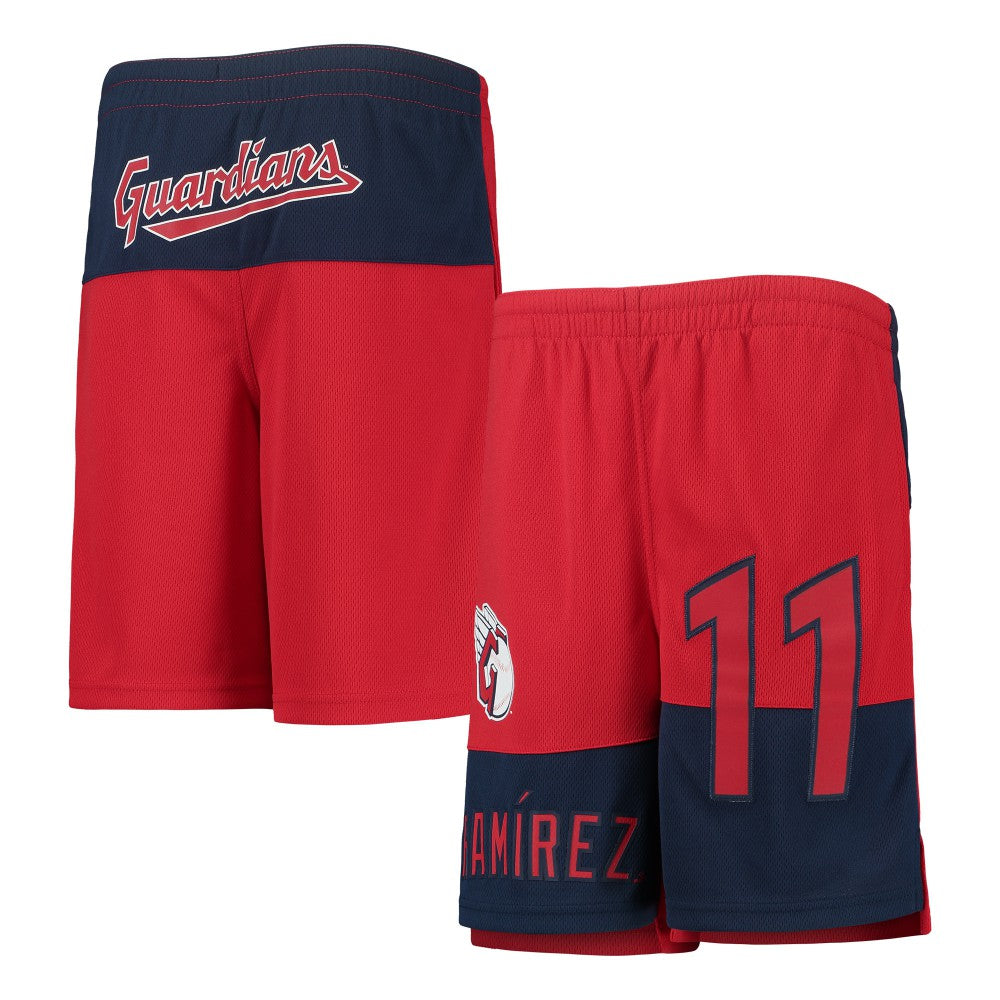 Jose Ramirez Cleveland Guardians Youth Pandemonium Name & Number Shorts Lifestyle