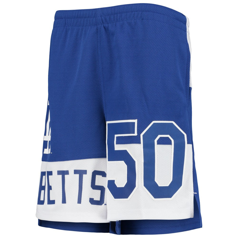 Mookie Betts Los Angeles Dodgers Youth Pandemonium Name & Number Shorts discount