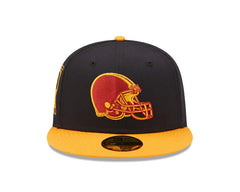 Cleveland Browns New Era 60th Anniversary 59FIFTY Fitted Hat Navy/Gold - NFL