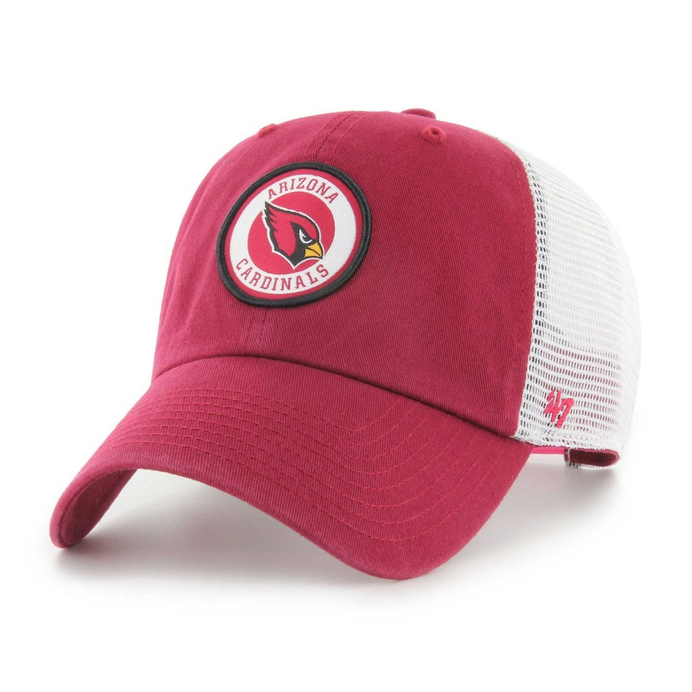 Arizona Cardinals '47 Highline Clean Up Trucker Snapback Hat Cardinal/White - 47 brand