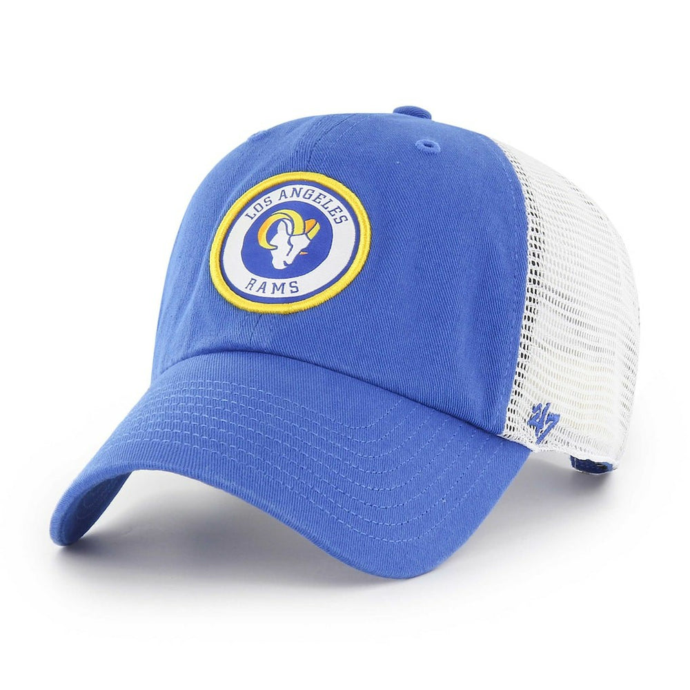 Los Angeles Rams '47 Highline Clean Up Trucker Snapback Hat Royal/White - 47 brand