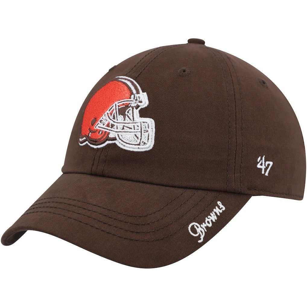 Cleveland Browns '47 Women's Miata Clean Up Primary Logo Adjustable Hat Brown - 47 brand