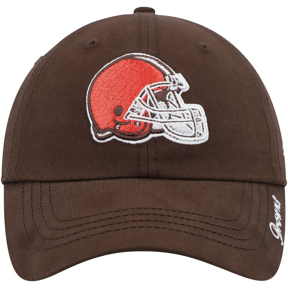 Cleveland Browns '47 Women's Miata Clean Up Primary Logo Adjustable Hat Brown - 47 brand