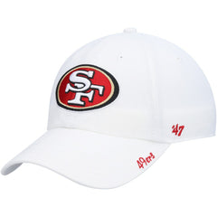 San Francisco 49ers '47 Women's Miata Logo Clean Up Adjustable Hat White - 47 brand