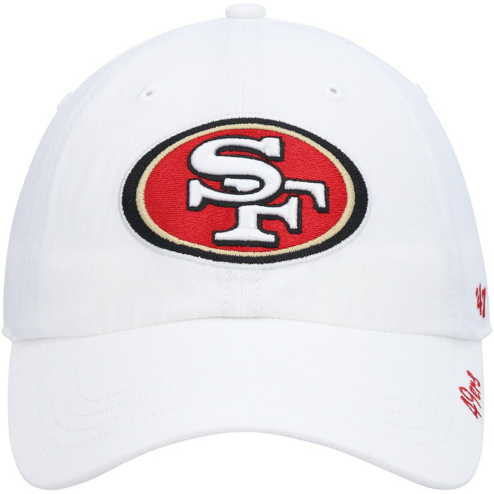 San Francisco 49ers '47 Women's Miata Logo Clean Up Adjustable Hat White - 47 brand