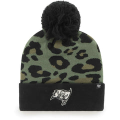 Tampa Bay Buccaneers '47 Women's Bagheera Cuffed Knit Hat with Pom Green/Black - 47 brand