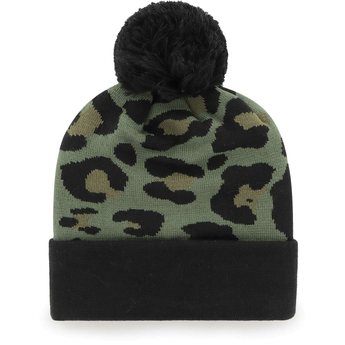 Tampa Bay Buccaneers '47 Women's Bagheera Cuffed Knit Hat with Pom Green/Black - 47 brand