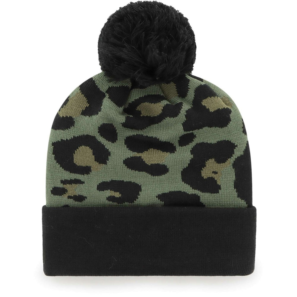 Tampa Bay Buccaneers '47 Women's Bagheera Cuffed Knit Hat with Pom Green/Black - 47 brand