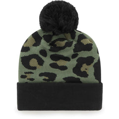Tampa Bay Buccaneers '47 Women's Bagheera Cuffed Knit Hat with Pom Green/Black - 47 brand