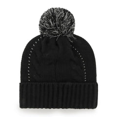 New Orleans Saints '47 Women's Bauble Cuffed Knit Hat with Pom Black - 47 brand