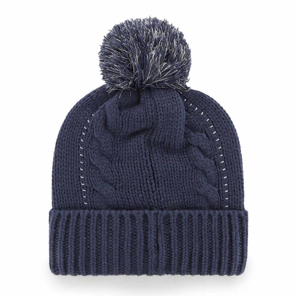 Tennessee Titans '47 Women's Bauble Cuffed Knit Hat with Pom Navy - 47 brand