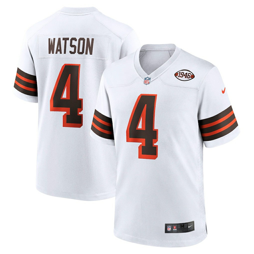 Deshaun Watson Cleveland Browns Alternate Game Jersey White - Nike