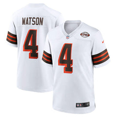 Deshaun Watson Cleveland Browns Alternate Game Jersey White - Nike