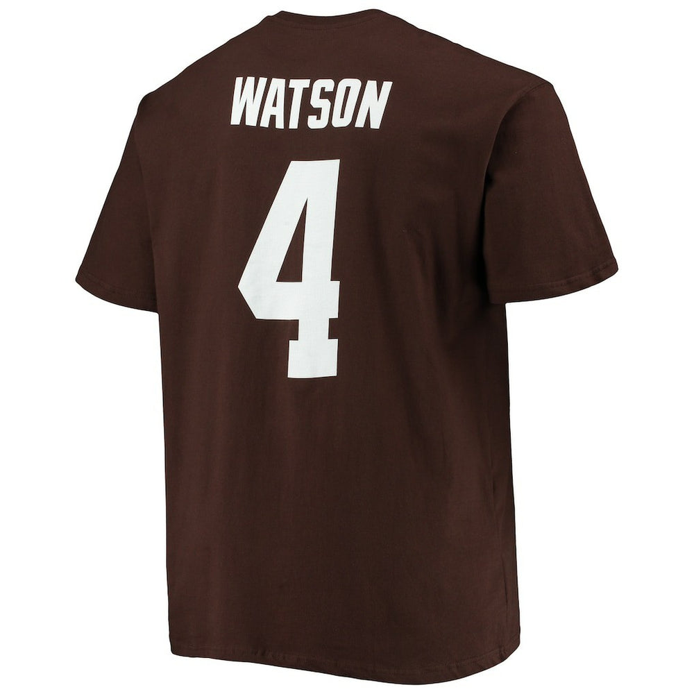 Deshaun Watson Cleveland Browns Big & Tall Player Name & Number T-Shirt Brown - Fanatics