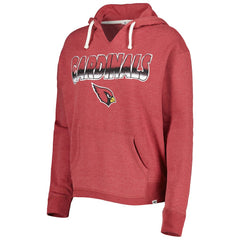 Arizona Cardinals '47 Women's Color Rise Kennedy Notch Neck Pullover Hoodie Cardinal - 47 brand
