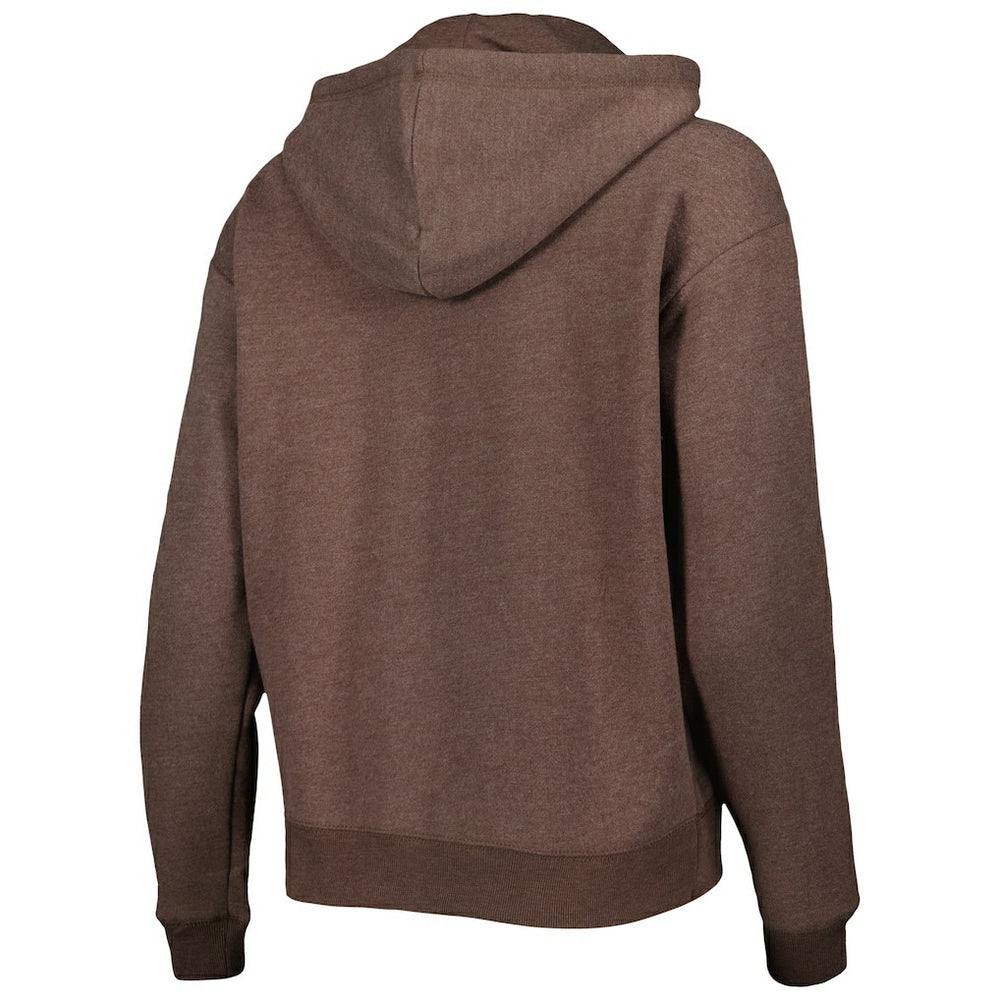 Cleveland Browns '47 Women's Color Rise Kennedy Pullover Hoodie Brown - 47 brand