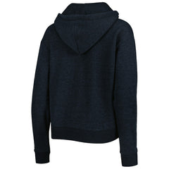 New Orleans Saints '47 Women's Color Rise Kennedy Notch Neck Pullover Hoodie Black - 47 brand