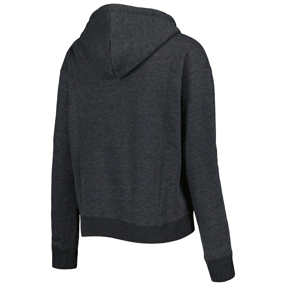 Las Vegas Raiders '47 Women's Color Rise Kennedy Notch Neck Pullover Hoodie Black - 47 brand