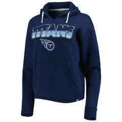 Tennessee Titans '47 Women's Color Rise Kennedy Notch Neck Pullover Hoodie Navy - 47 brand