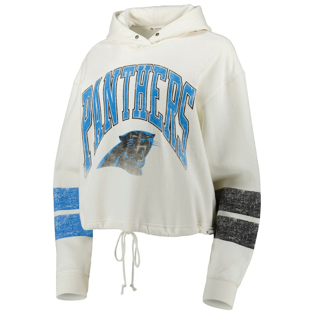 Carolina Panthers '47 Women's Harper Pullover Hoodie Oatmeal - 47 brand