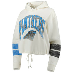 Carolina Panthers '47 Women's Harper Pullover Hoodie Oatmeal - 47 brand