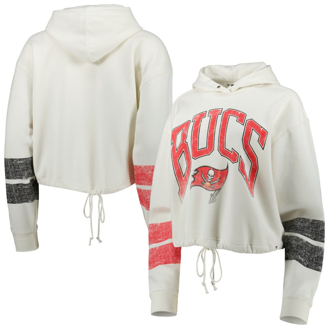 Tampa Bay Buccaneers '47 Women's Harper Pullover Hoodie Oatmeal - 47 brand