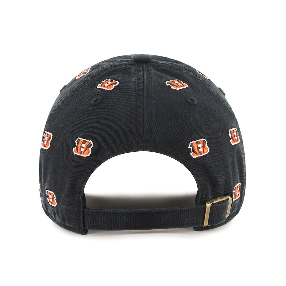 Cincinnati Bengals '47 Women's Confetti Clean Up Adjustable Hat Black - 47 brand