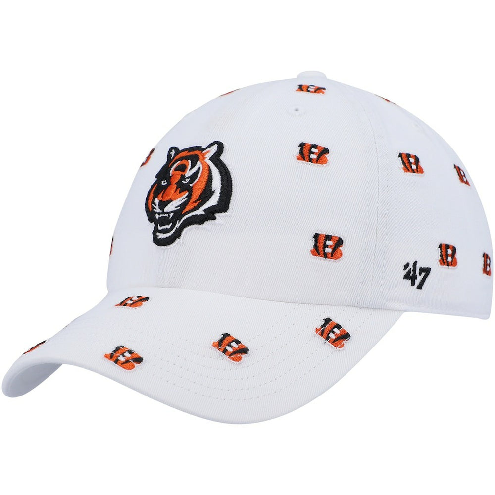 Cincinnati Bengals '47 Women's Confetti Clean Up Adjustable Hat White - 47 brand