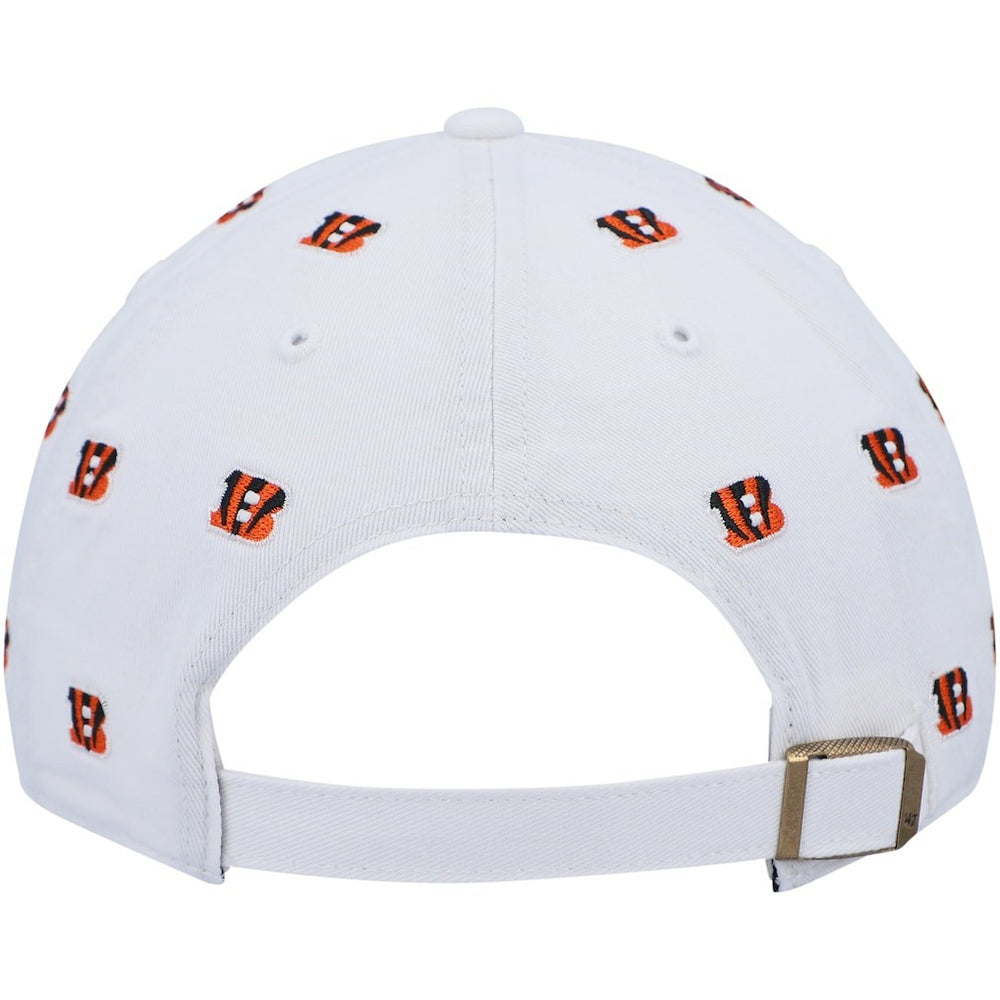 Cincinnati Bengals '47 Women's Confetti Clean Up Adjustable Hat White - 47 brand