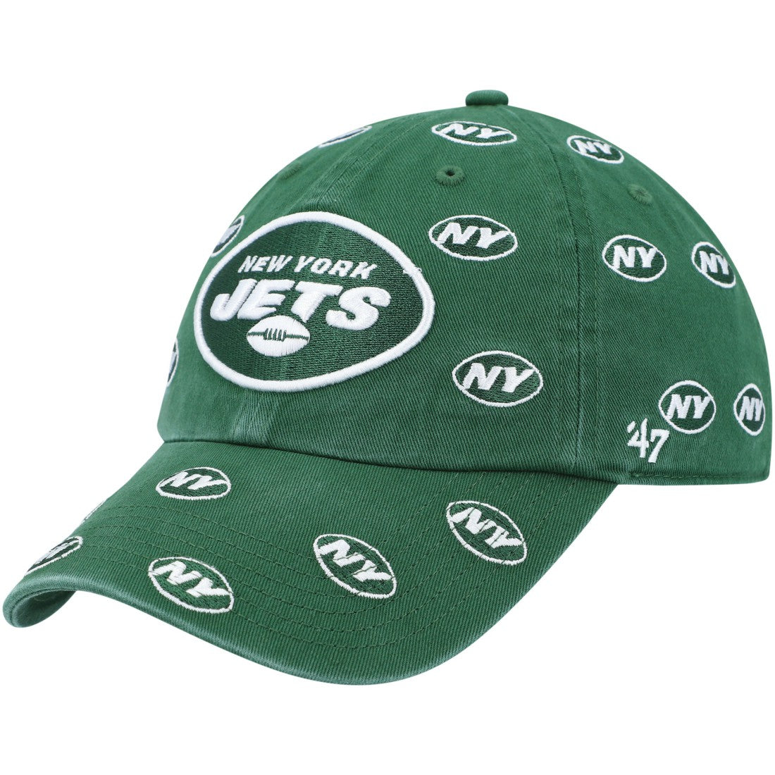 New York Jets '47 Women's Confetti Clean Up Adjustable Hat Green - 47 brand